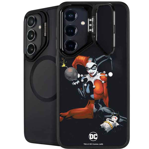DC Comics Harley Quinn Playfull Pose Galaxy S25 Kickstand Case